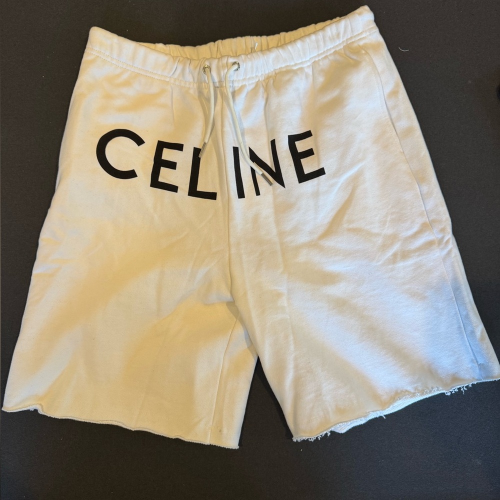 Celine White Shorts
